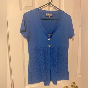 Cute blue cardigan 212 New York size medium